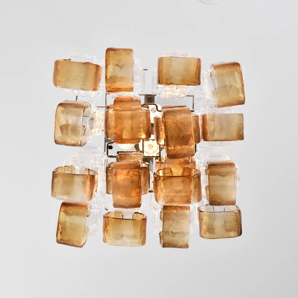 Solene Interlocking Glass Chandelier