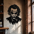 Joker Metal Wall Art - Villain Twisted Grin Steel Silhouette