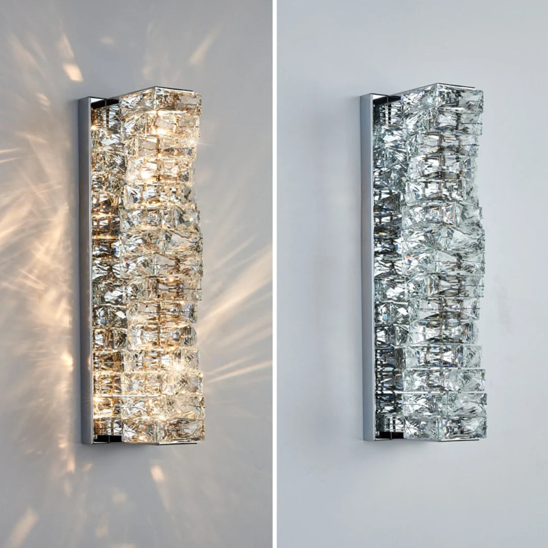 Crystal Laminated Wall Light