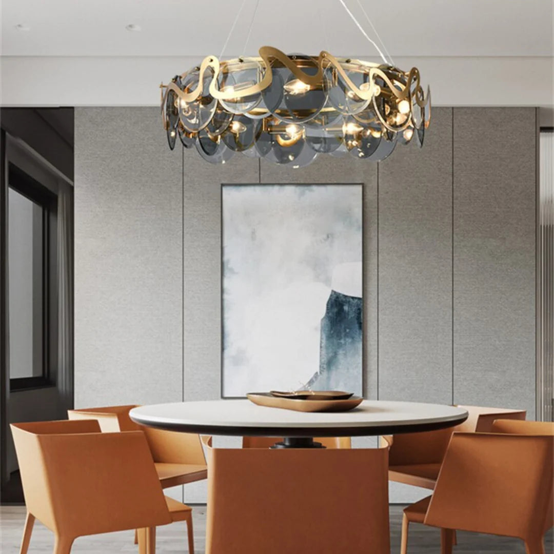 Modern Simple Glass Chandelier