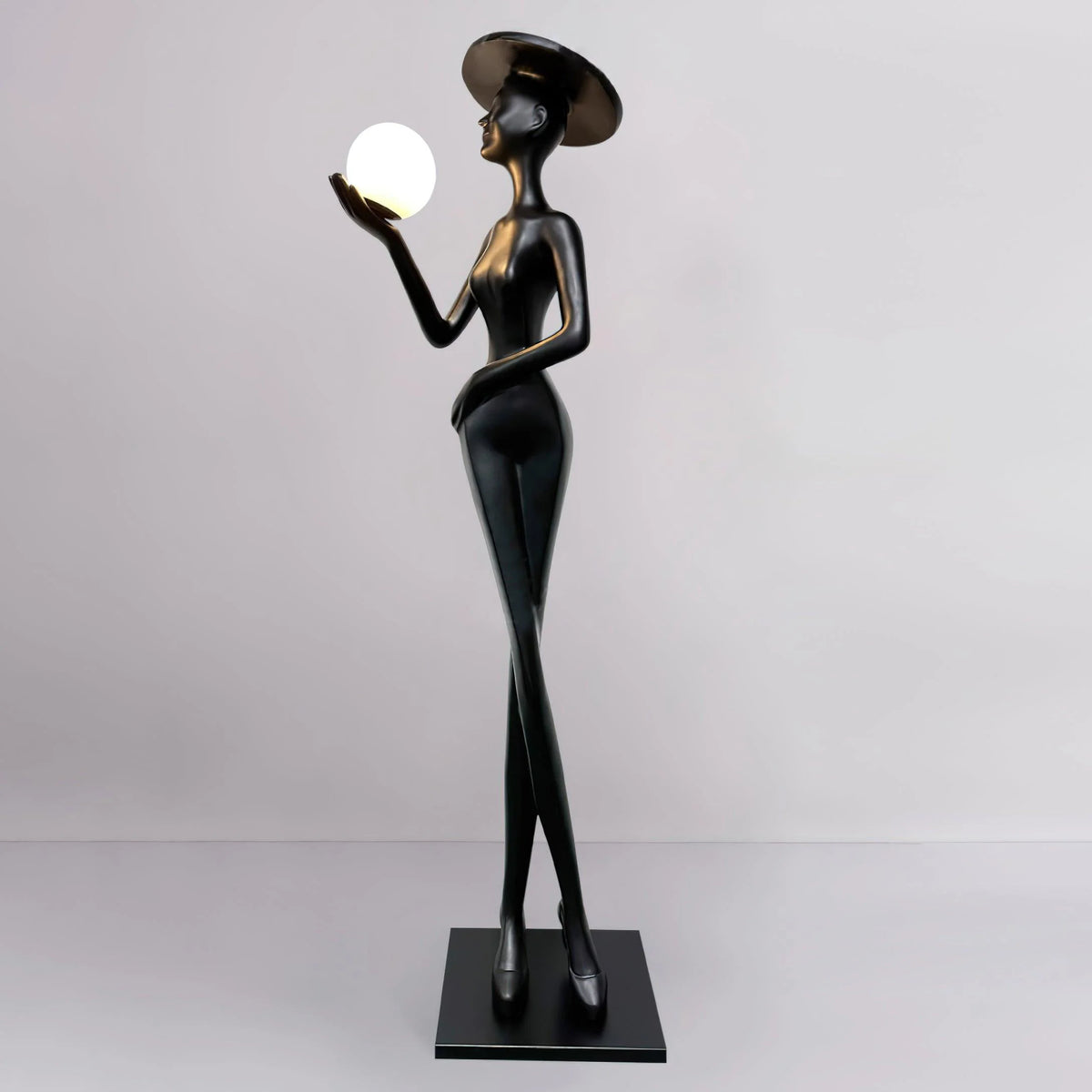 Lexa Sculpture Figure Floor Lamp