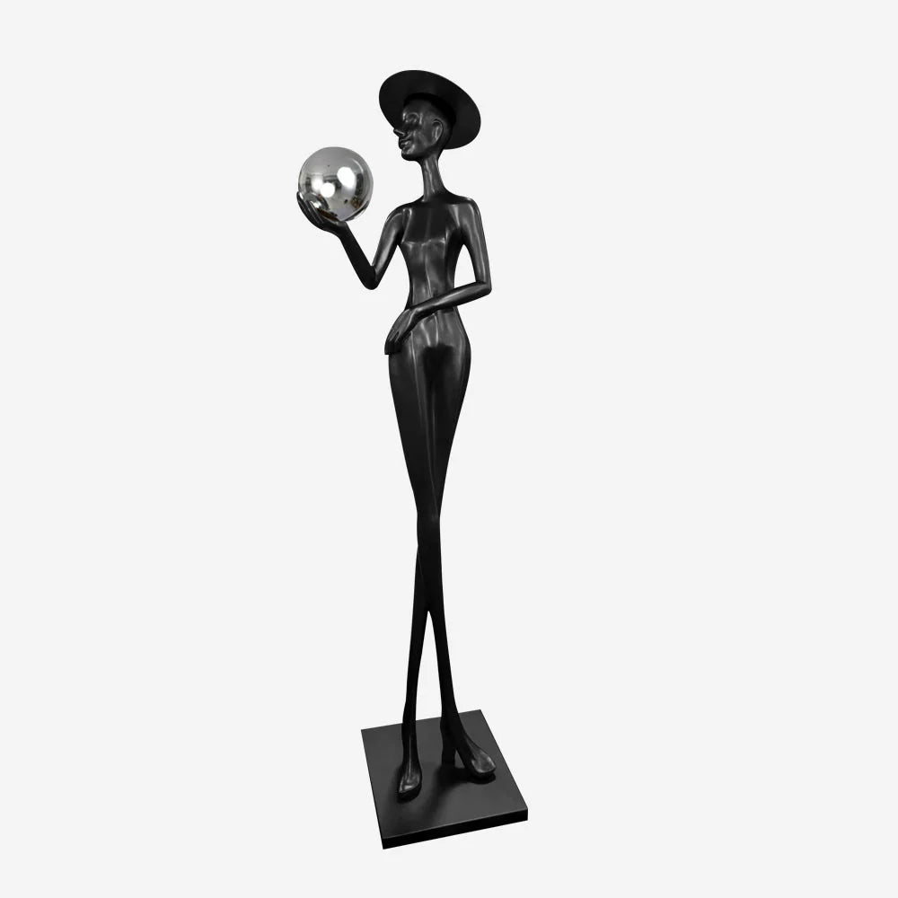 Lexa Sculpture Figure Floor Lamp