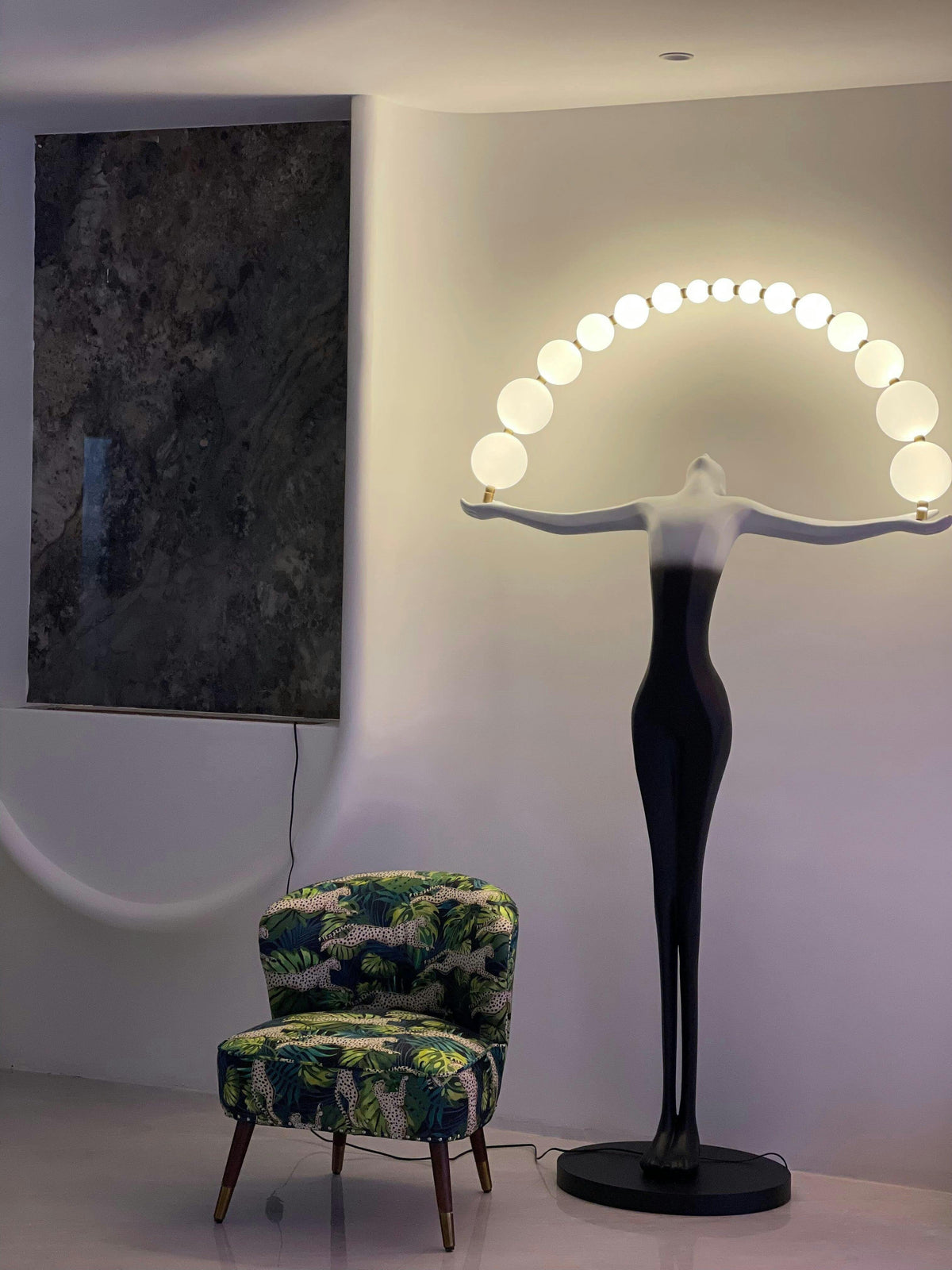 Liberty Sculpture Figure Floor Lamp