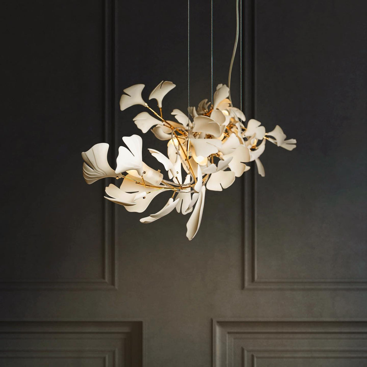 Gingko Ceramic Chandelier G