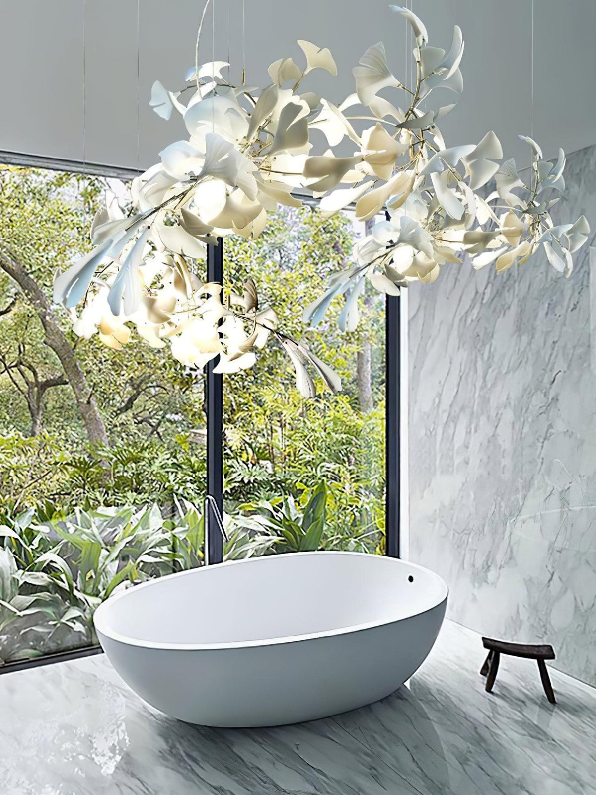 Gingko Ceramic Chandelier G