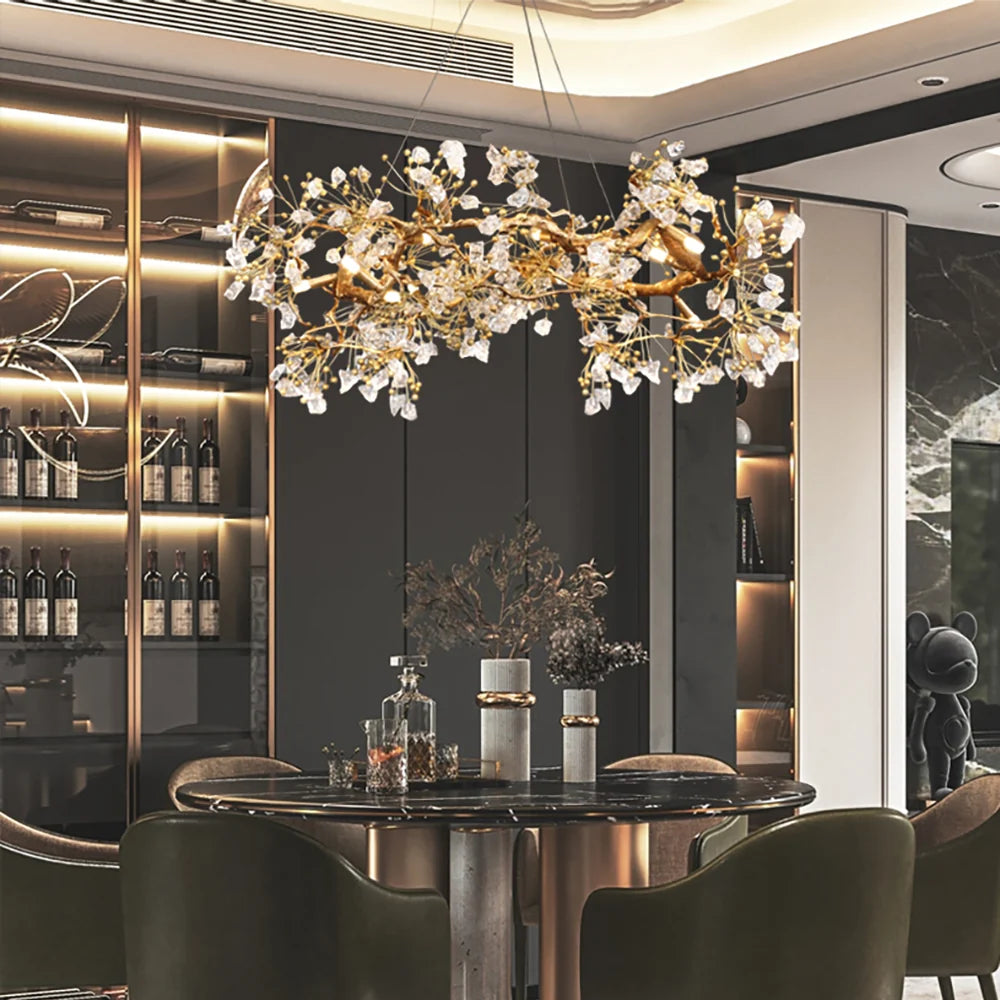 Lorna Berry Branch Shape Glass Chandelier