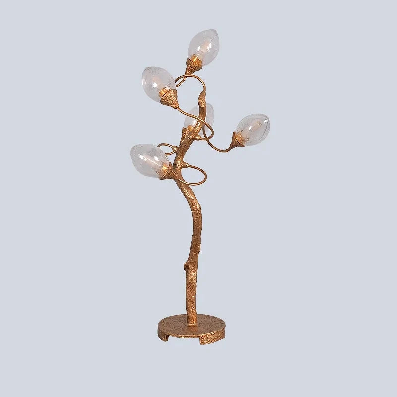 Lotus Brass Table Lamp