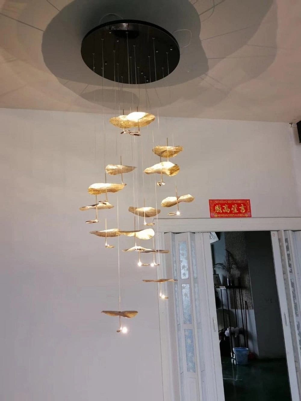 Lotus Leaf Chandelier