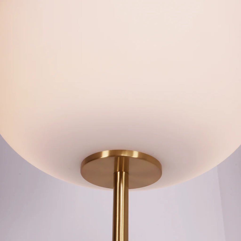 Glass Jwda Marble Floor Lamp