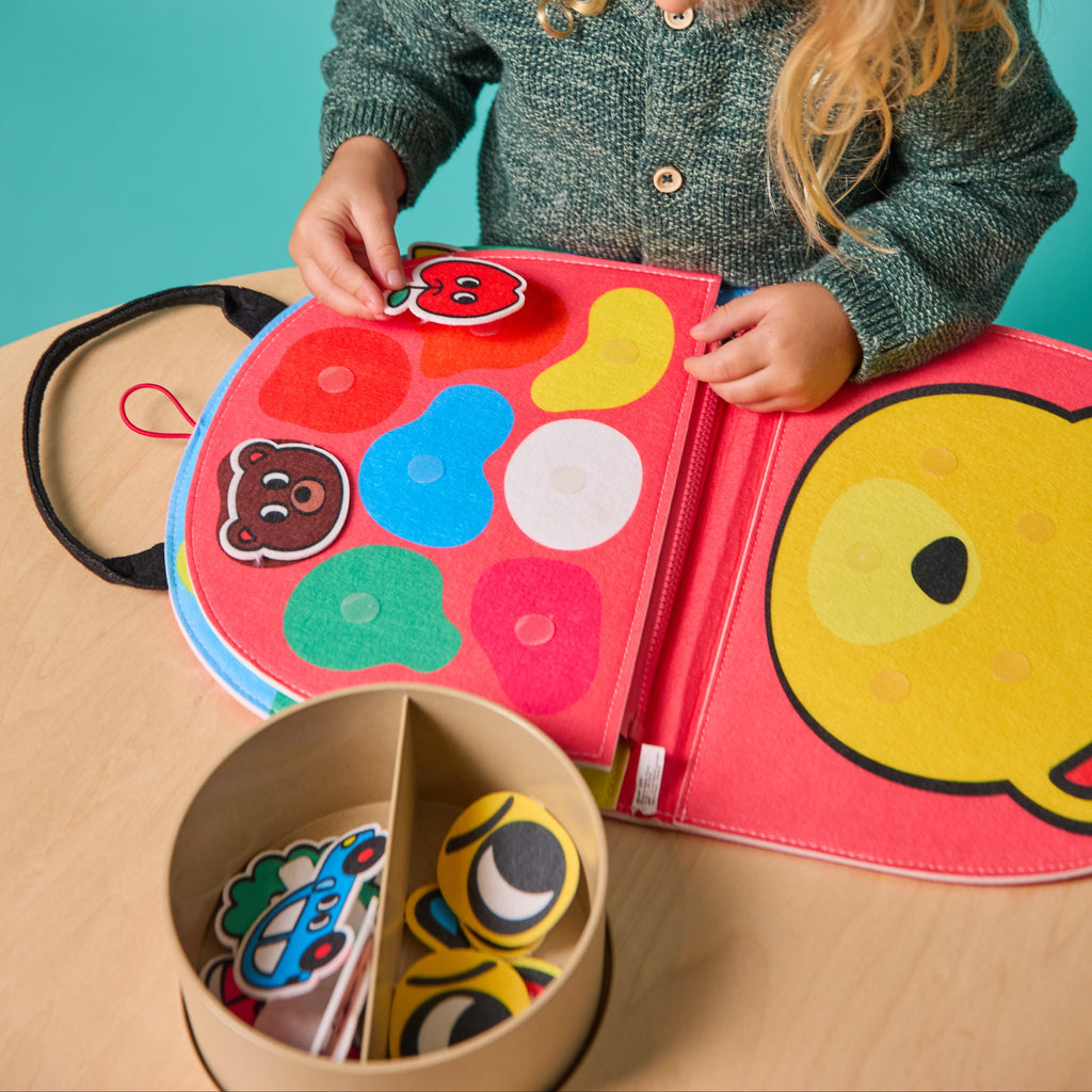 OMY Shapes & Colors Felt Activity Playkit — Ages 3+