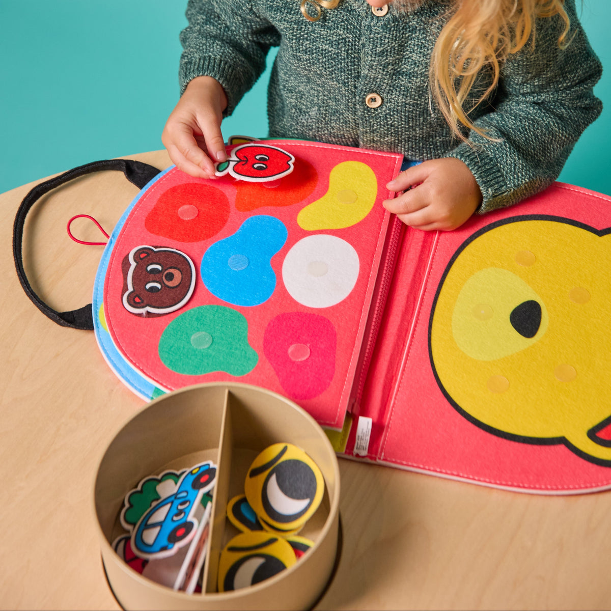 OMY Shapes & Colors Felt Activity Playkit — Ages 3+