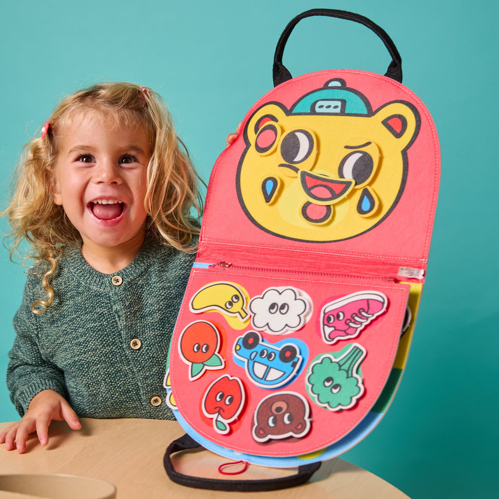 OMY Shapes & Colors Felt Activity Playkit — Ages 3+