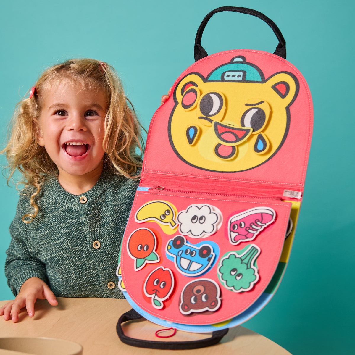 OMY Shapes & Colors Felt Activity Playkit — Ages 3+