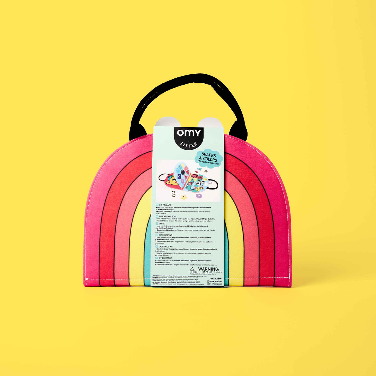 OMY Shapes & Colors Felt Activity Playkit — Ages 3+