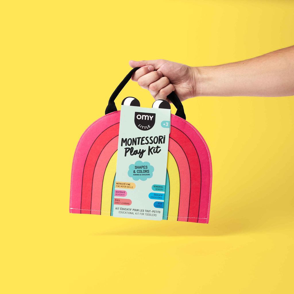 OMY Shapes & Colors Felt Activity Playkit — Ages 3+