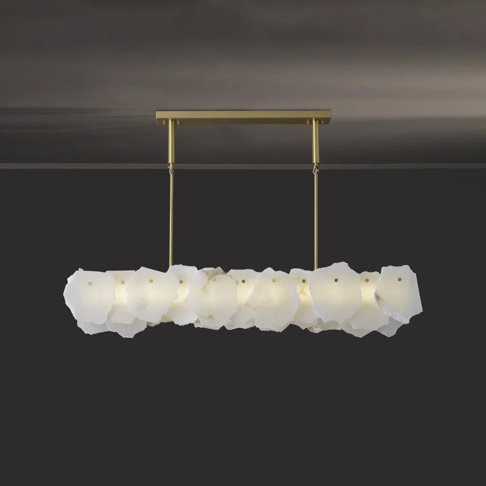 Linear Magari Alabaster Chandelier