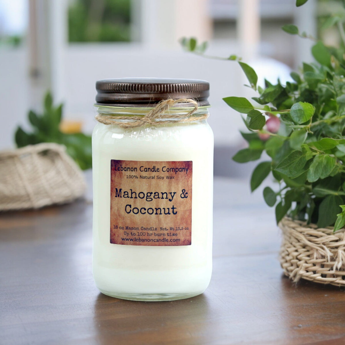 Mahogany & Coconut Candle