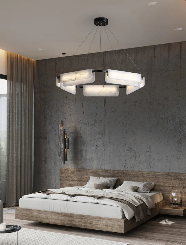 Alabaster Modern Chandelier
