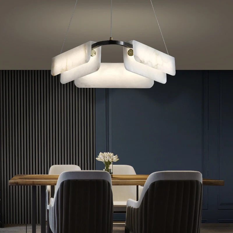 Alabaster Modern Chandelier