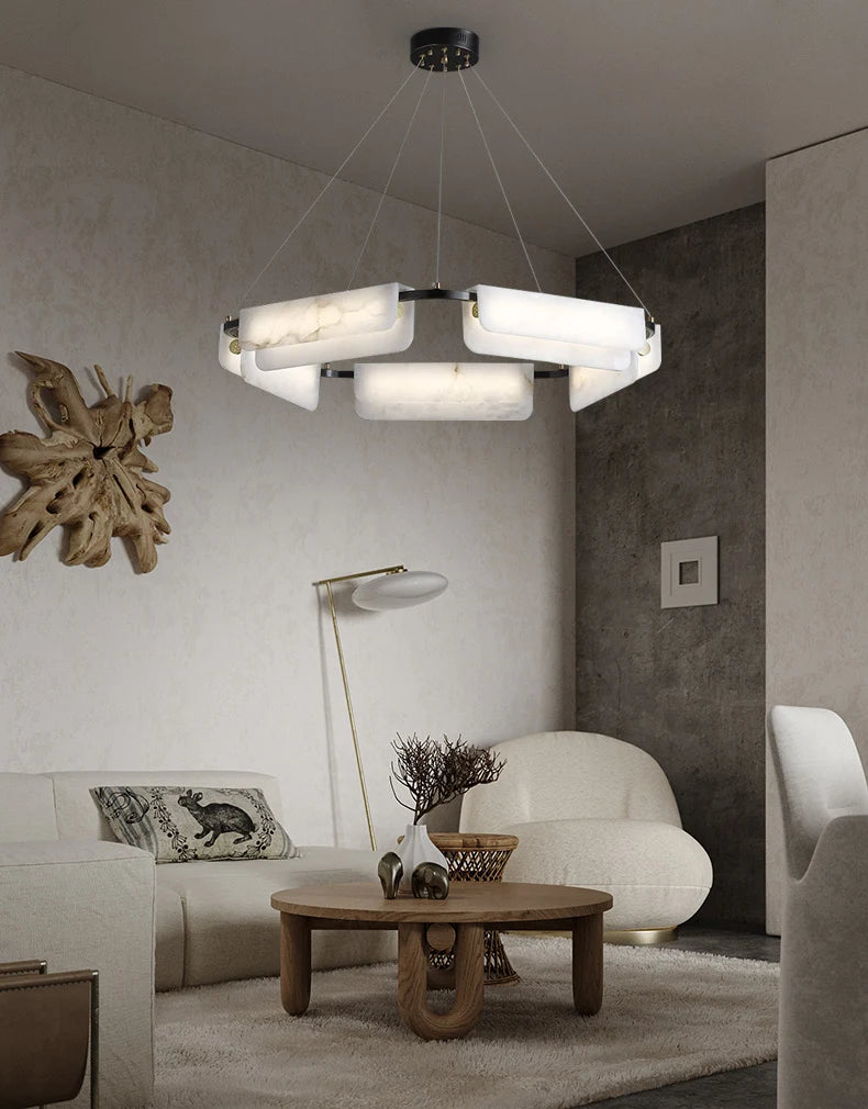 Alabaster Modern Chandelier