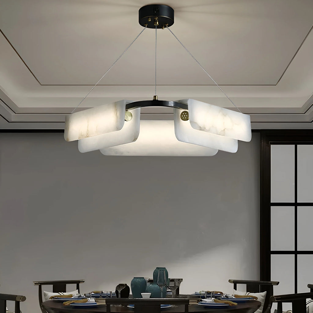 Alabaster Modern Chandelier