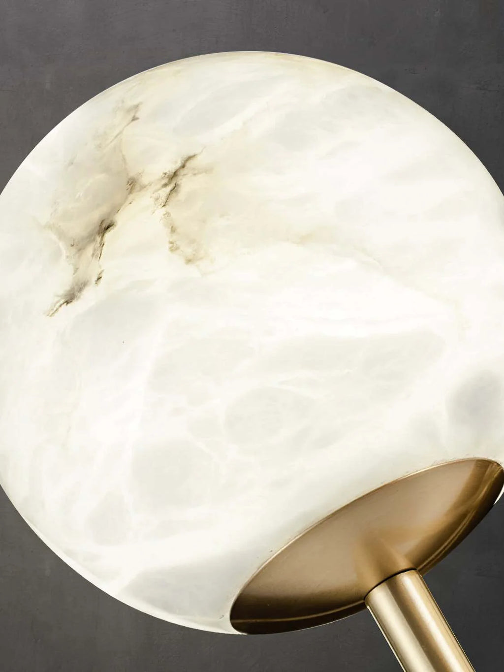 Alabaster Maytoni Erich Brass Chandelier