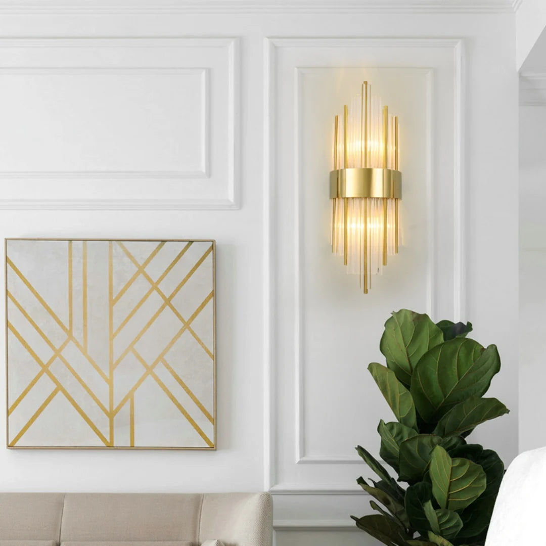 Cylinder Crystal Melanie Wall Lamp