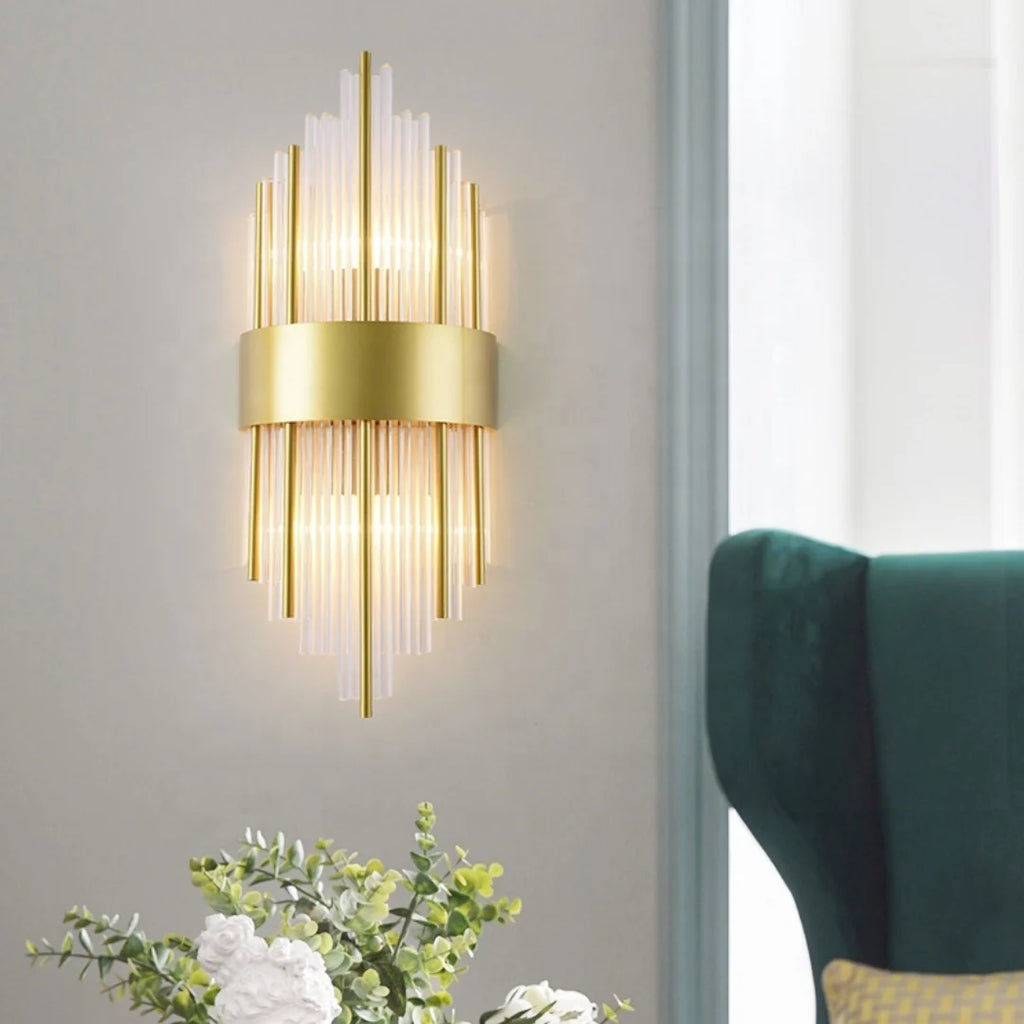 Cylinder Crystal Melanie Wall Lamp
