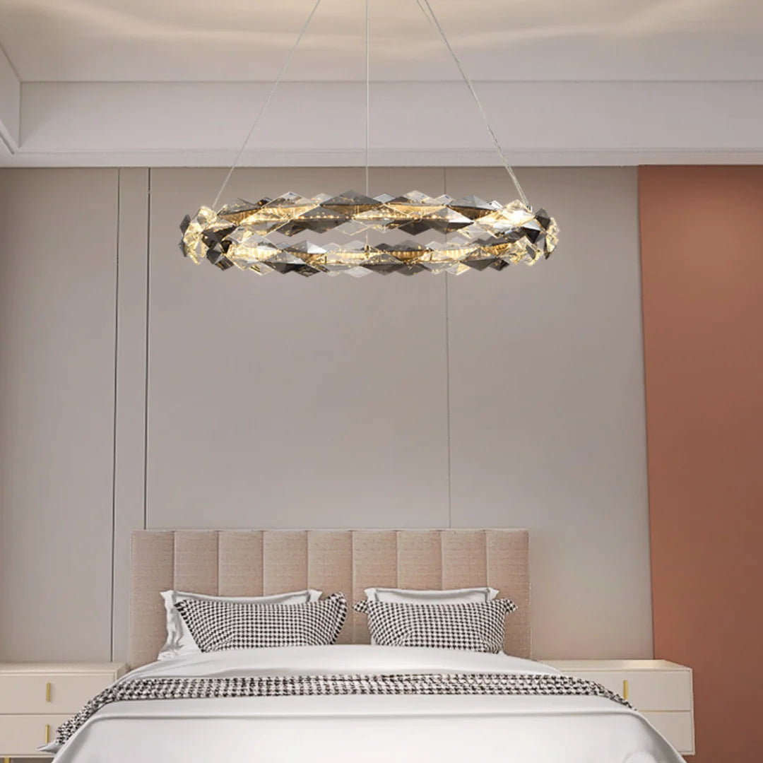 Merrill Round Crystal Chandelier