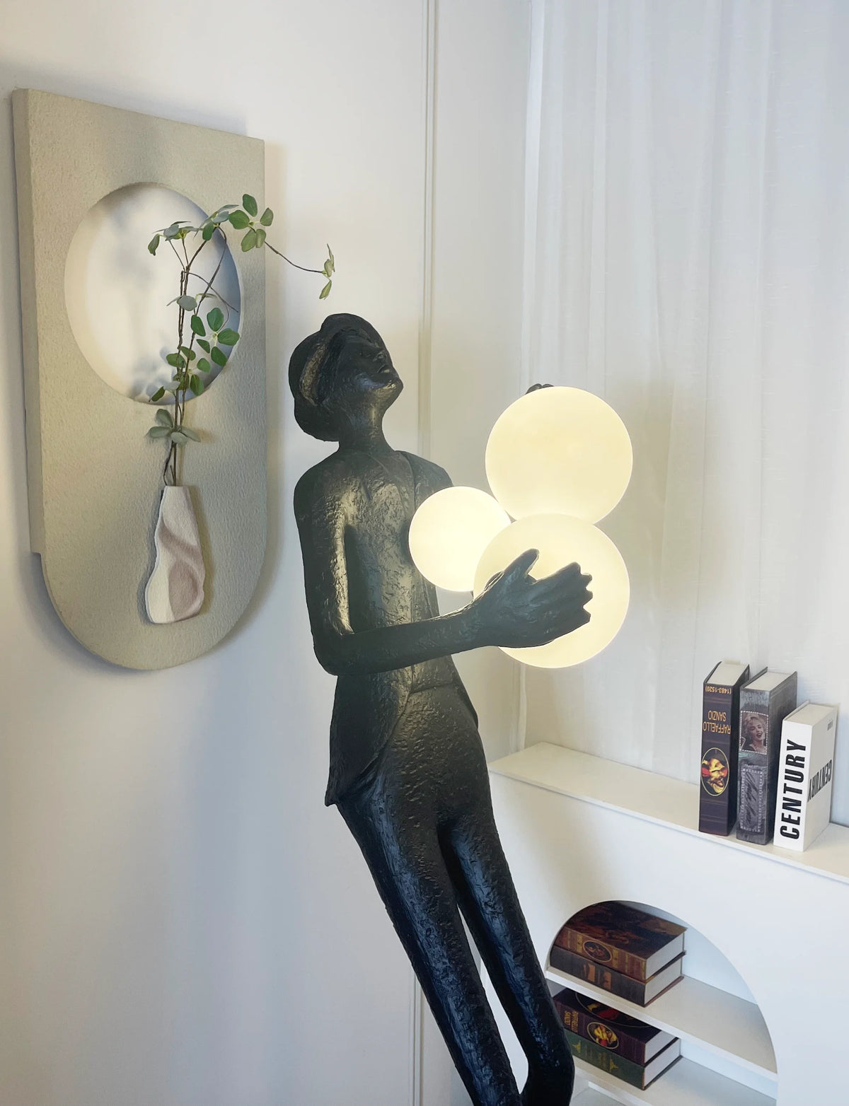 Michael Character Sculpture Floor Lamp