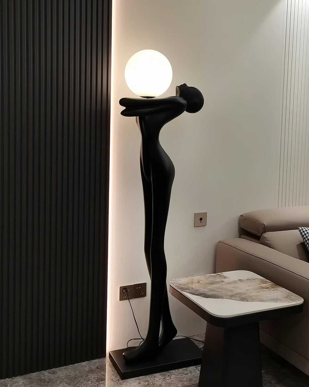 Moca Sculpture Figure Floor Lamp