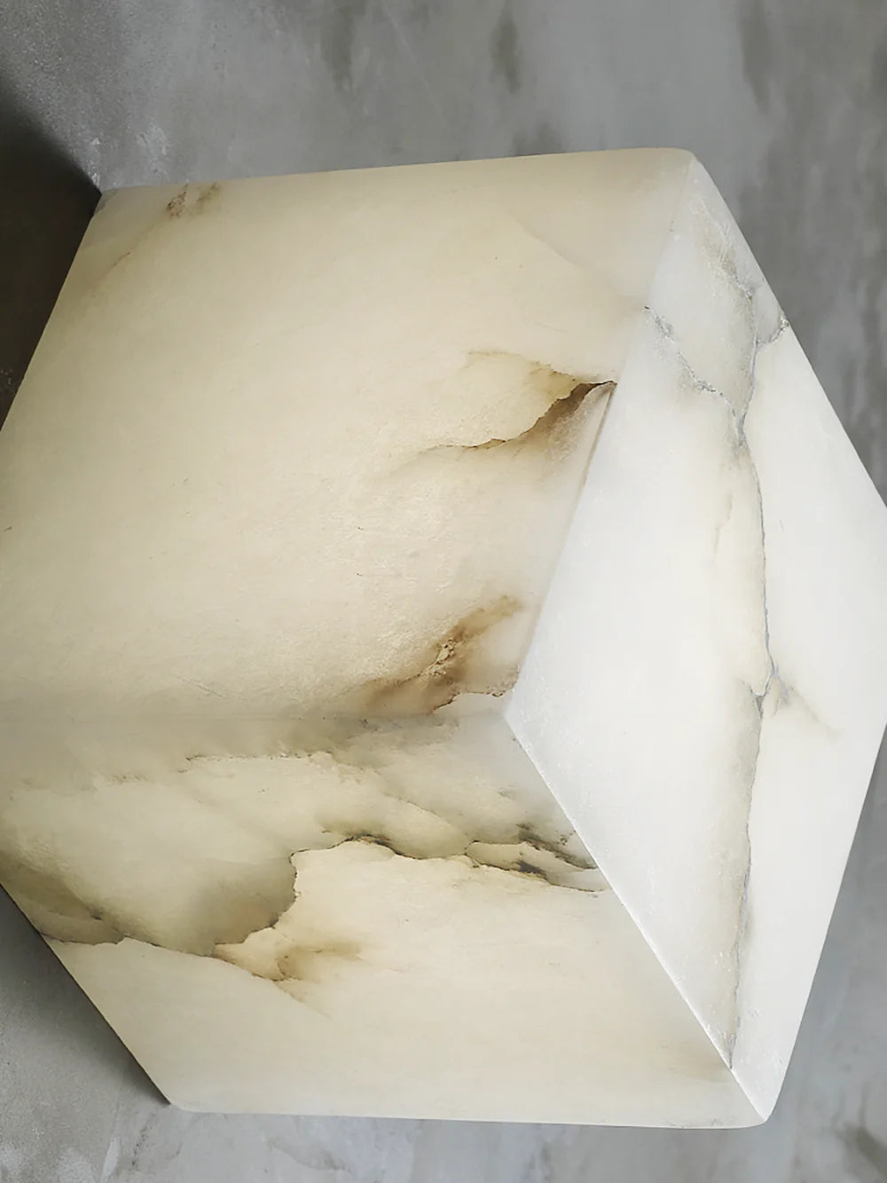 Modern Square Alabaster Wall Lamp