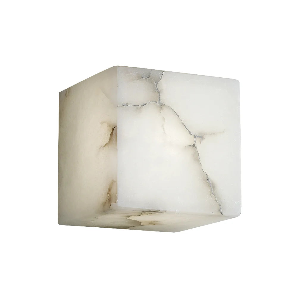 Modern Square Alabaster Wall Lamp
