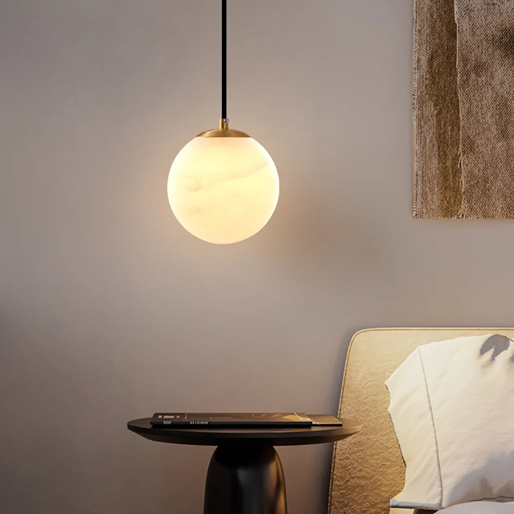 Moon Alabaster Pendant Lamp