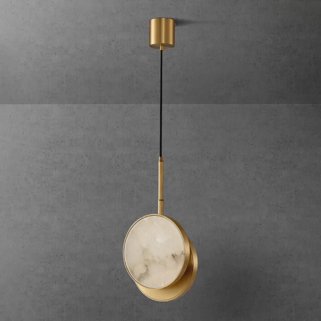 Moonshade Alabaster Pendant Light