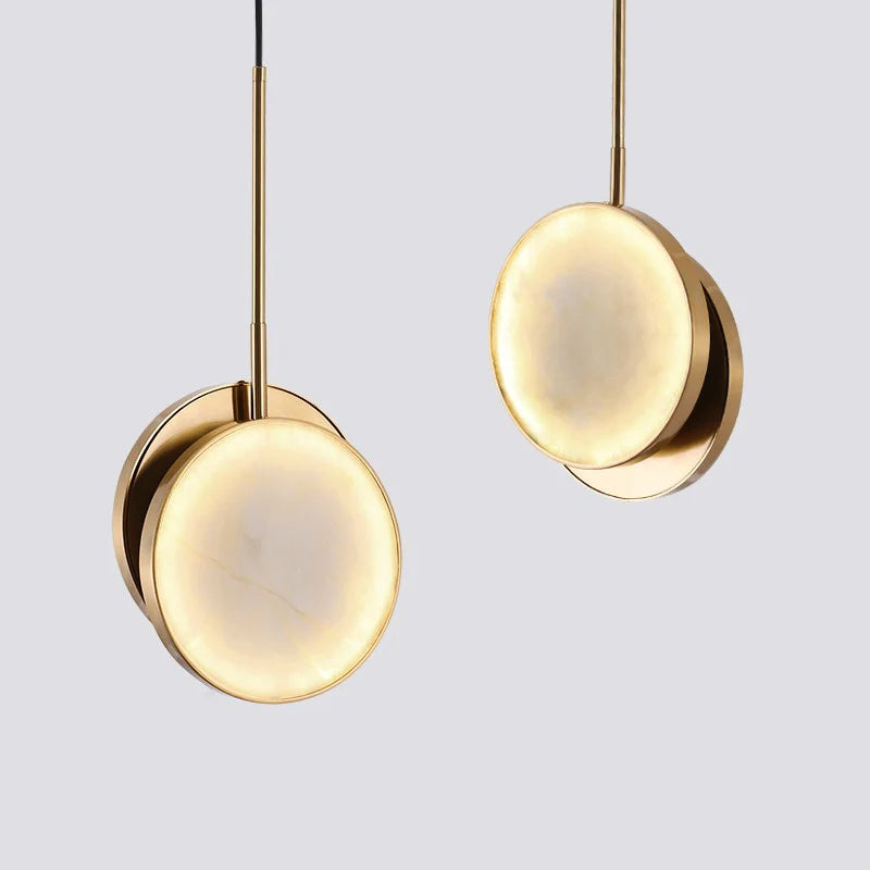 Moonshade Alabaster Pendant Light