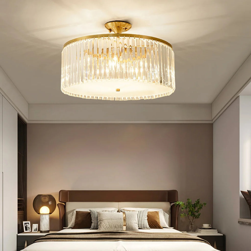 Morup Modern Crystal Ceiling Light
