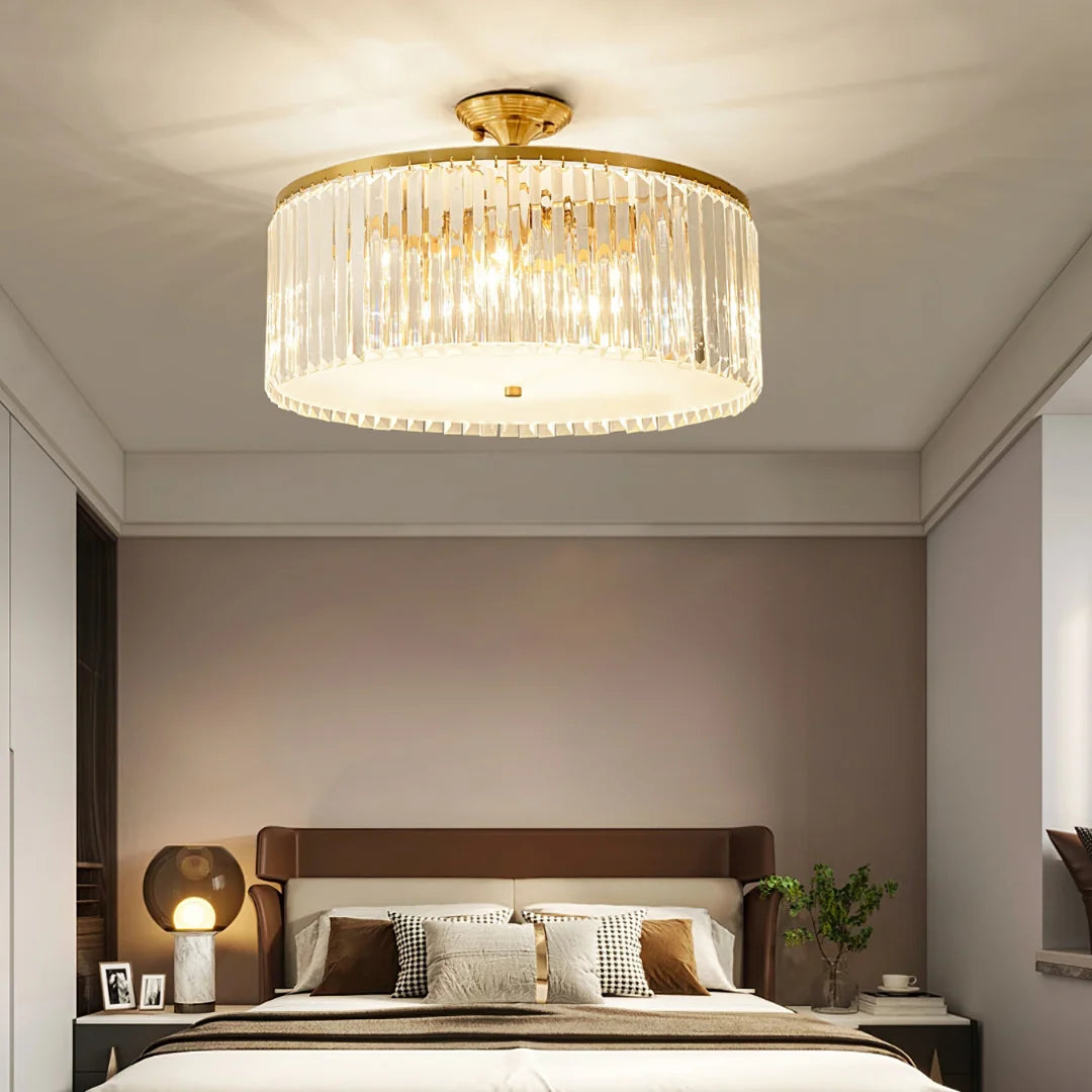 Morup Modern Crystal Ceiling Light