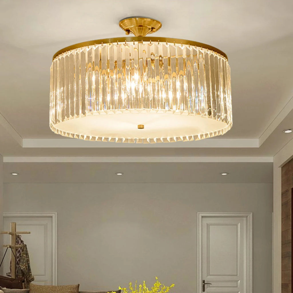 Morup Modern Crystal Ceiling Light