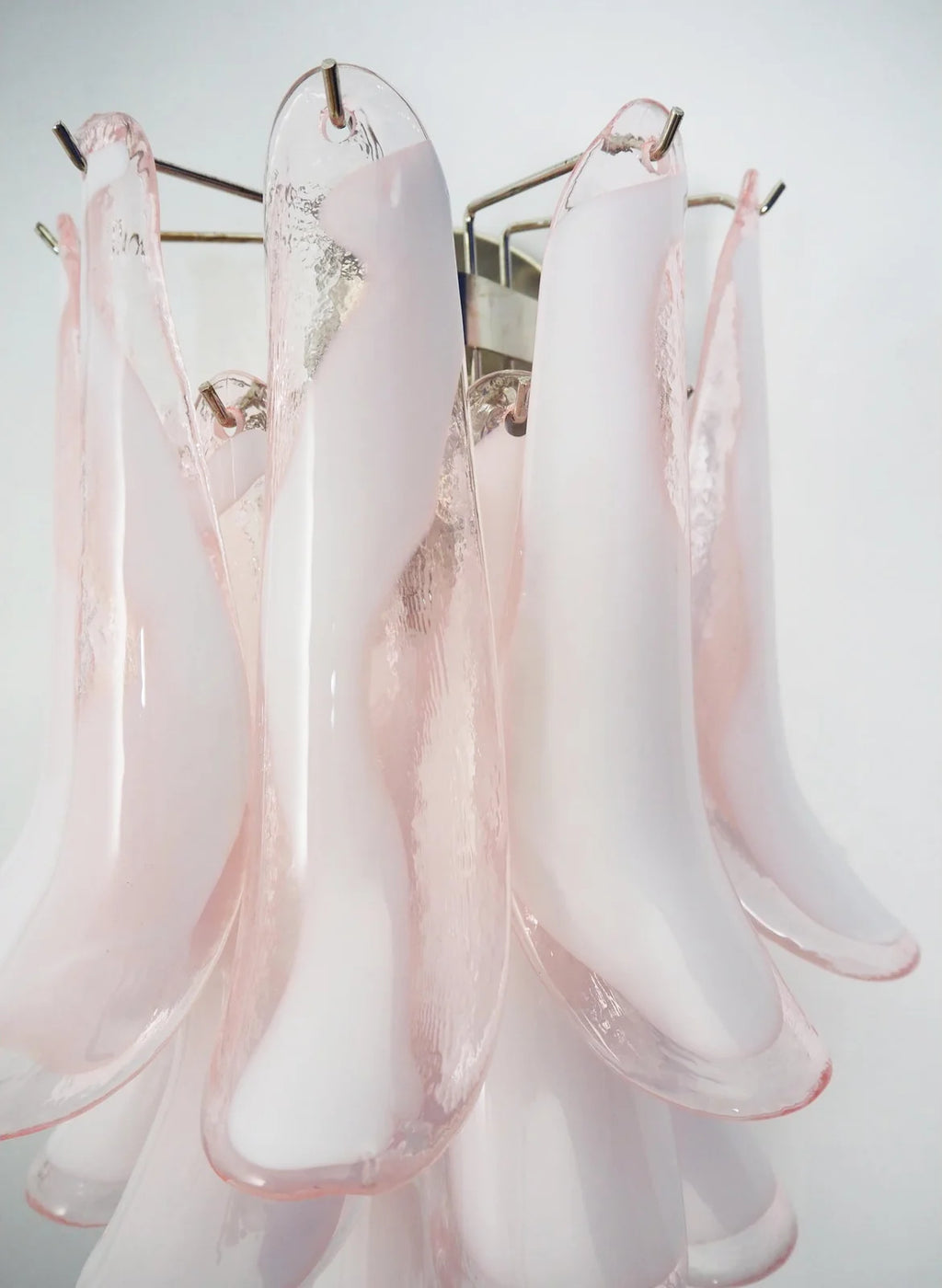 Vintage Murano Pink Wall Lights