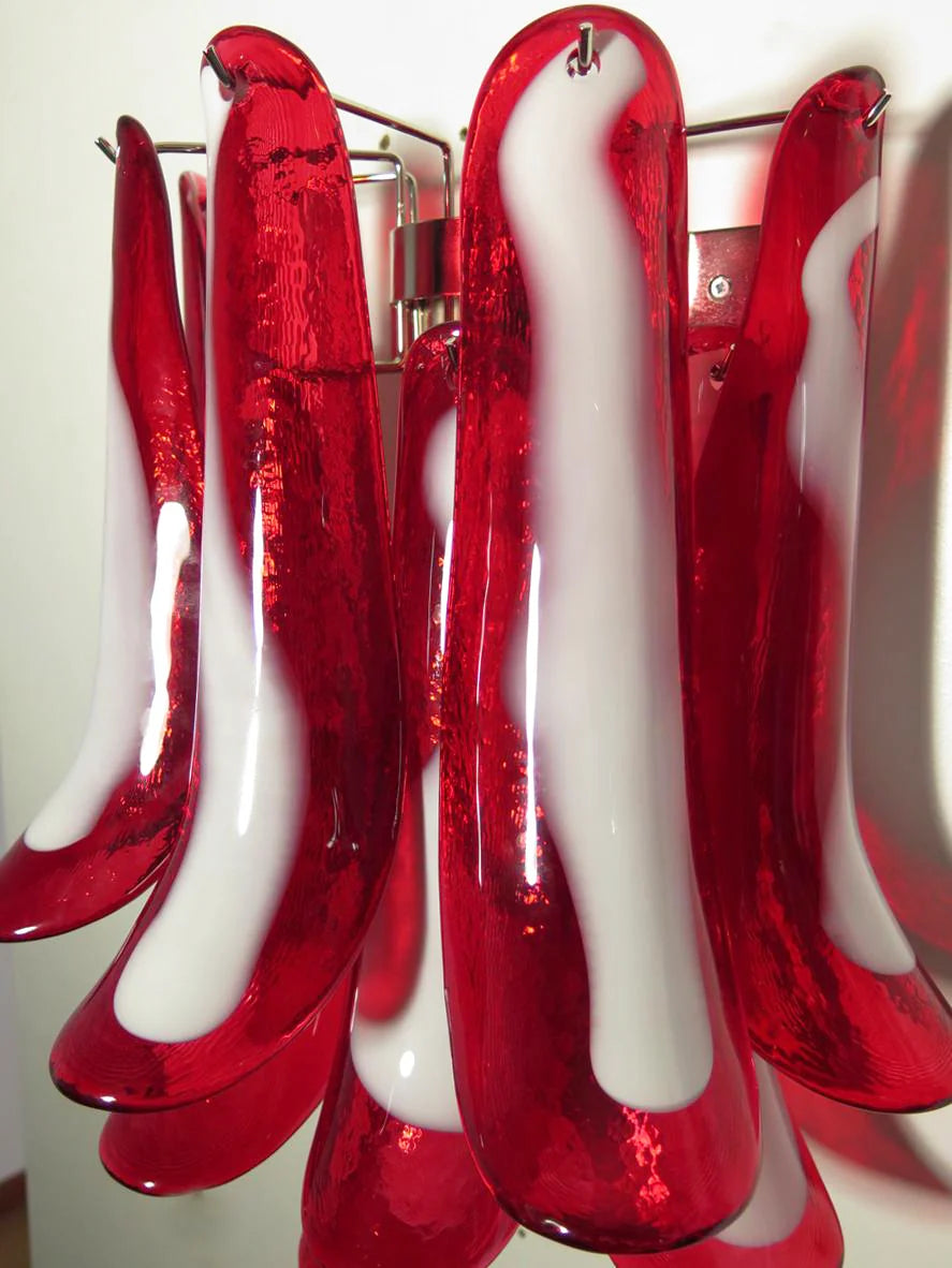 Vintage Murano Red Wall Lights