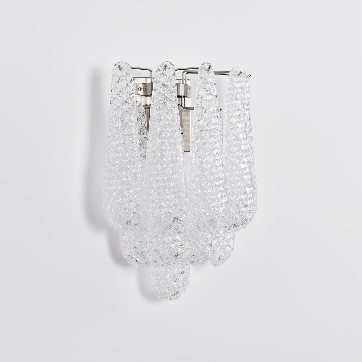 Murano Petals Transparent Wall Light