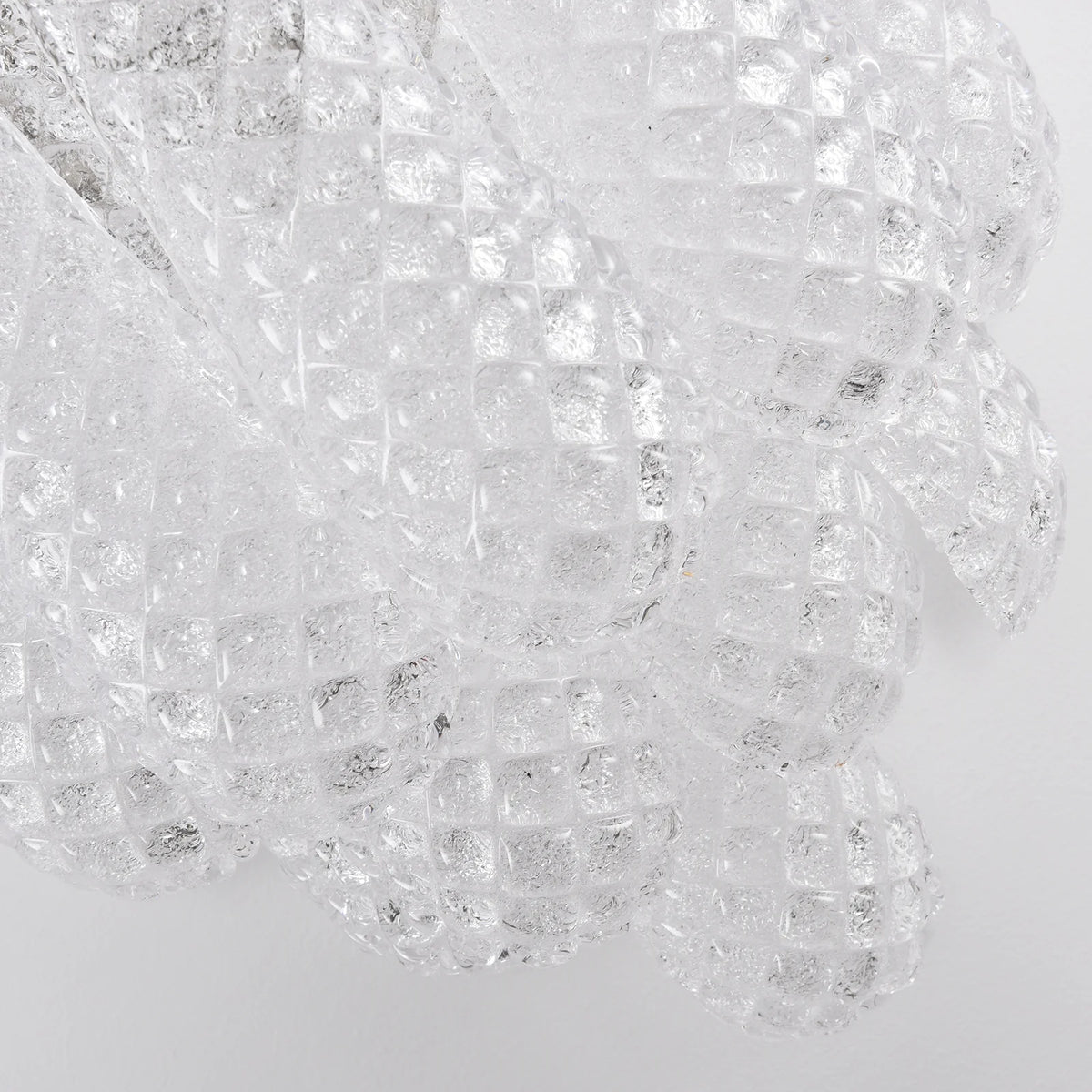 Murano Petals Transparent Wall Light
