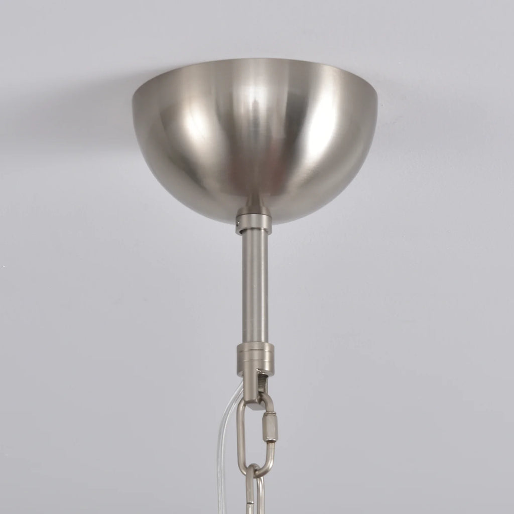 Solene Tiered Red Glass Tube Chandelier