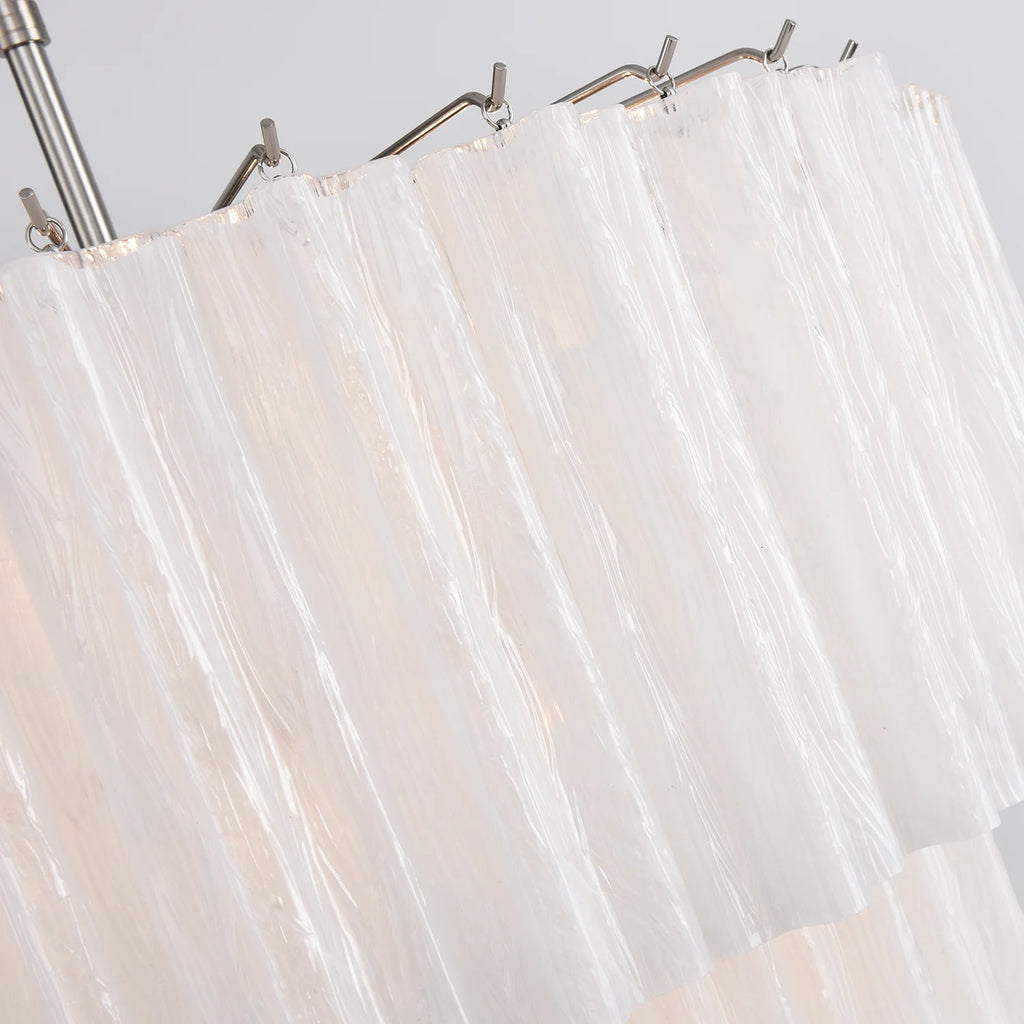 Solene Four-Tier Glass Tube Chandelier