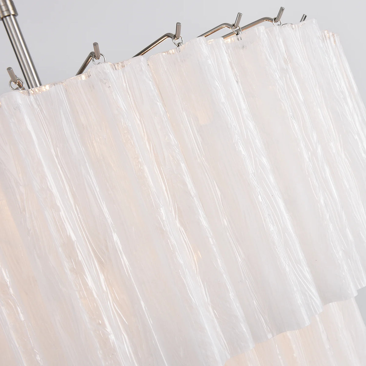 Solene Four-Tier Glass Tube Chandelier