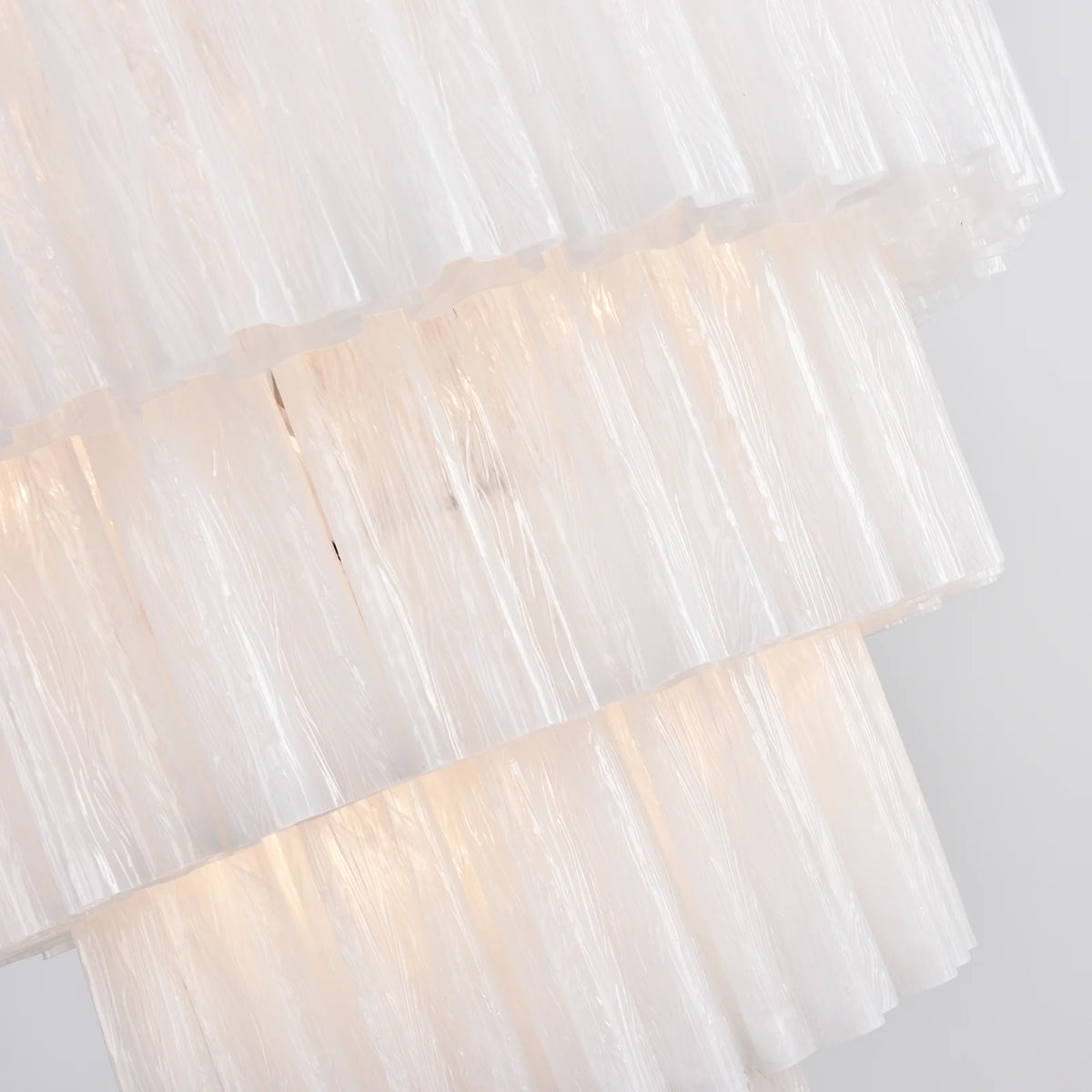 Solene Four-Tier Glass Tube Chandelier