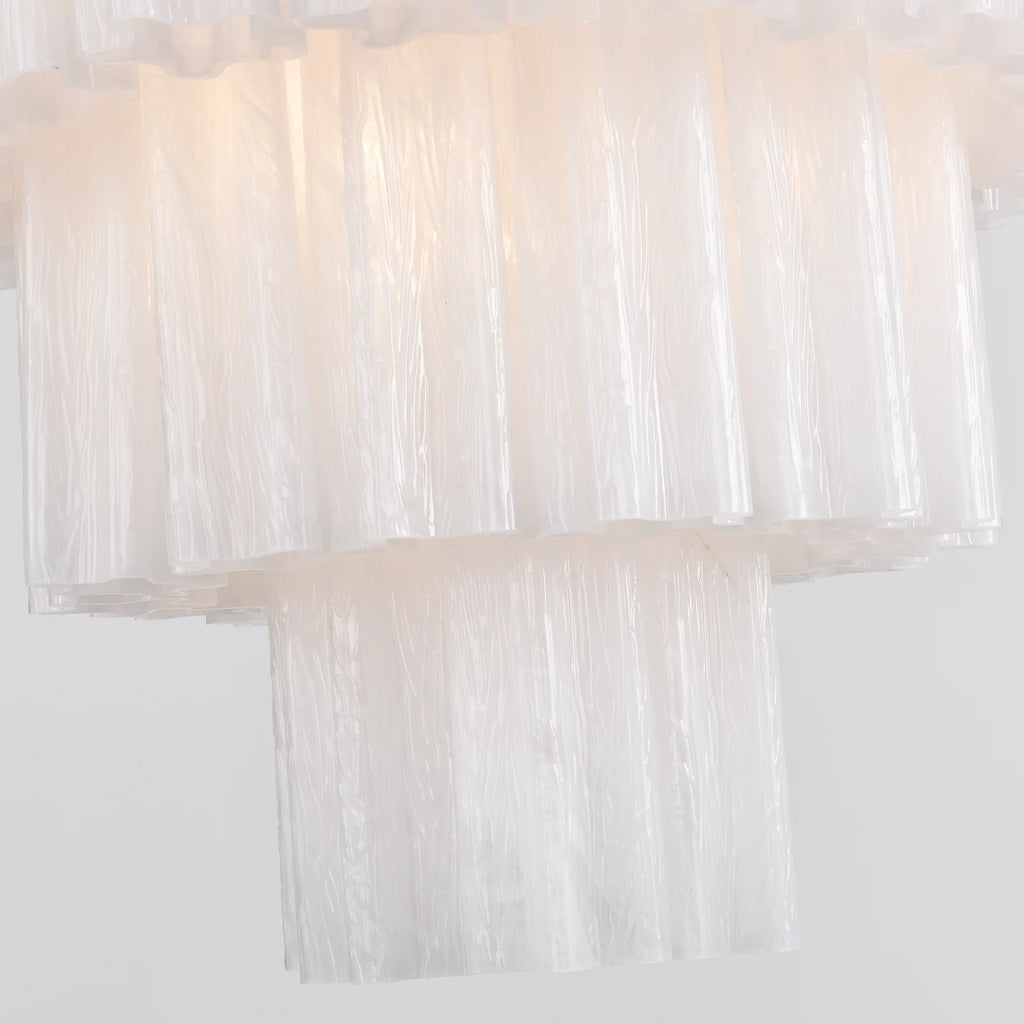 Solene Four-Tier Glass Tube Chandelier