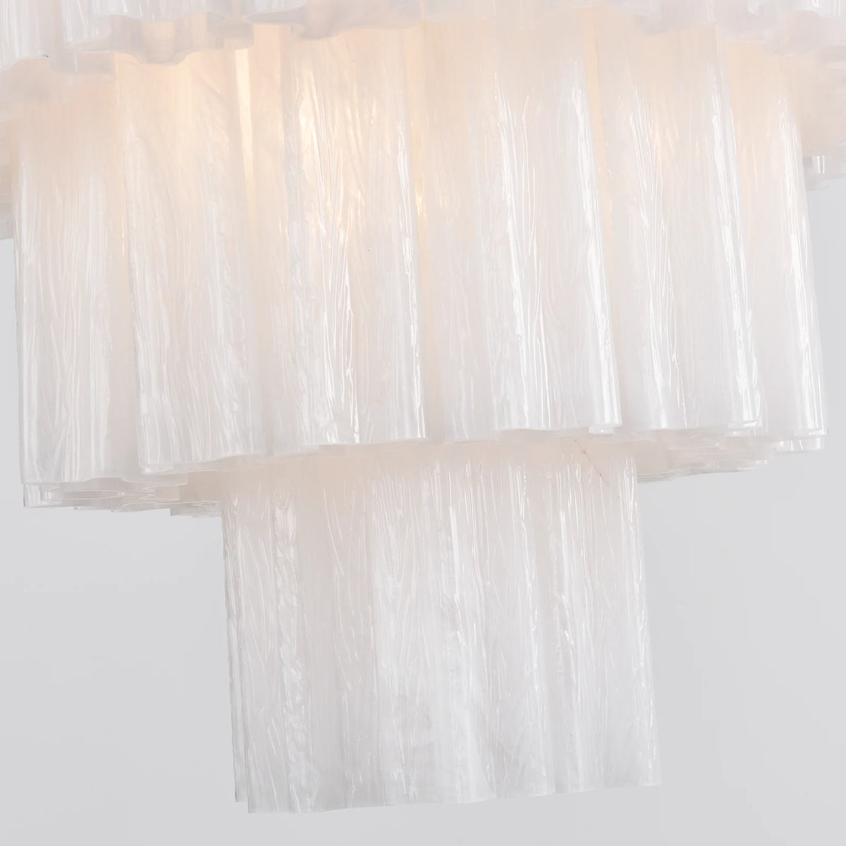 Solene Four-Tier Glass Tube Chandelier