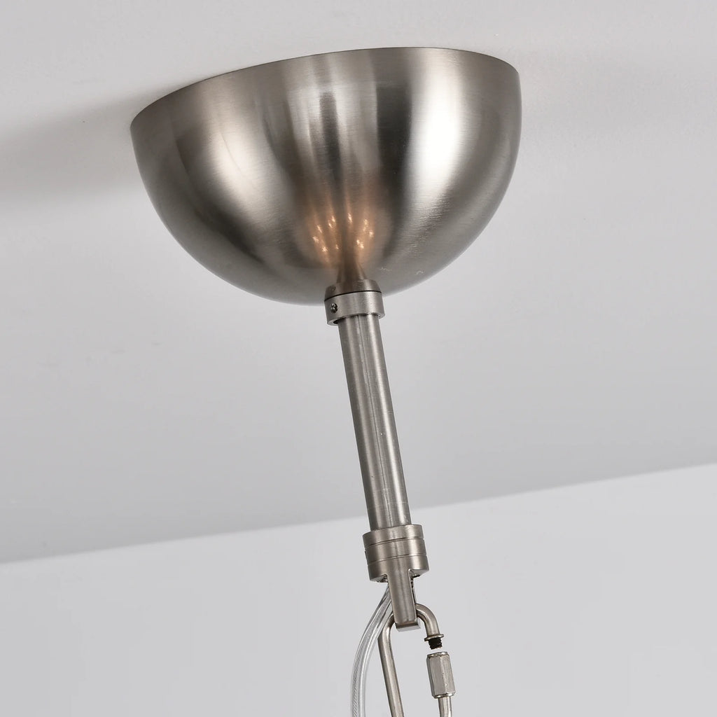 Solene Four-Tier Glass Tube Chandelier